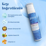 Jaquline USA Hydra Glo Hydra-Rich Double Action Moisturizer | Hydration, Brightening & Non-Greasy | 50 G