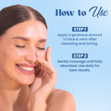 Jaquline USA Hydra Glo Hydra-Rich Double Action Moisturizer | Hydration, Brightening & Non-Greasy | 50 G