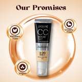 Jaquline USA CC Serum Tint 30g – Hydrating Tinted Serum with SPF, Niacinamide & Hyaluronic Acid, Beige 01