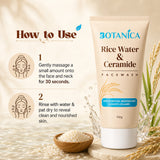  BOTANICA Rice Water & Ceramide Facewash