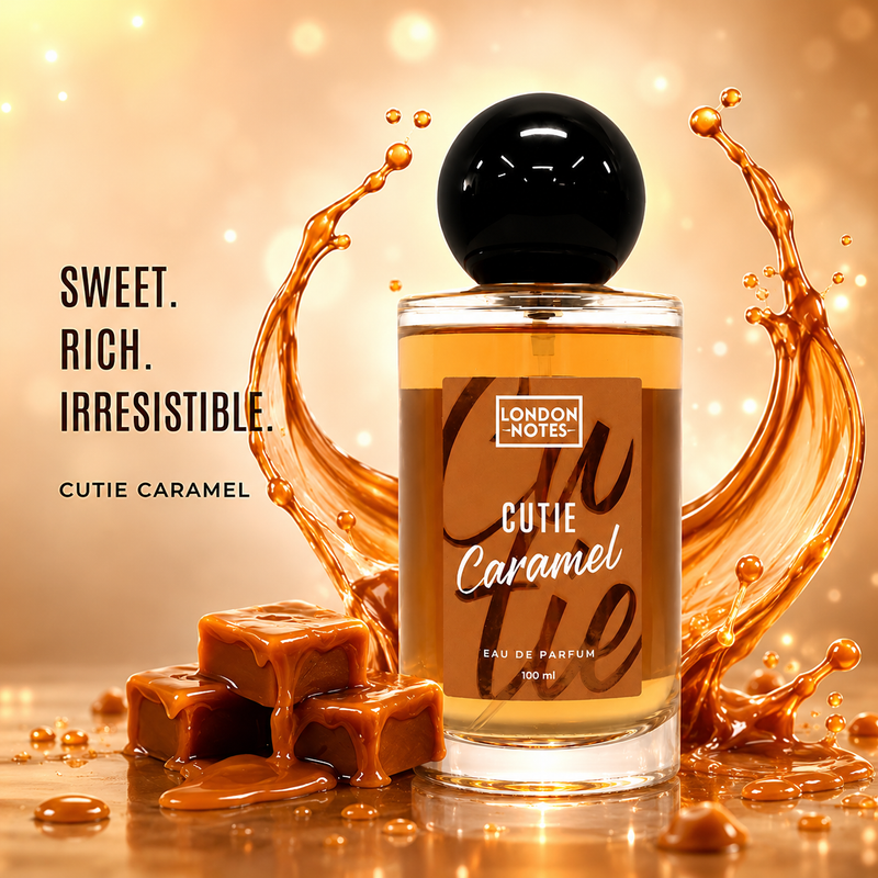 London Notes | Cutie Caramel Perfume for Women, Long Lasting | French Vanilla, Amber & Musk