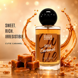 London Notes | Cutie Caramel Perfume for Women, Long Lasting | French Vanilla, Amber & Musk