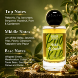 London Notes | Pookie Pistachio Perfume for Women Long Lasting | Jasmine Sandalwood