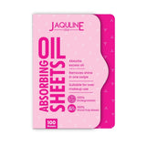 Jaquline USA Pink Oil Absorbing Sheets 100N - Instant Oil Control Blotting Paper for Face, Gentle on Skin, Travel Friendly, Portable and Convenient for Daily Use