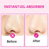 Jaquline USA Pink Oil Absorbing Sheets 100N - Instant Oil Control Blotting Paper for Face, Gentle on Skin, Travel Friendly, Portable and Convenient for Daily Use