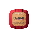 L’Oréal Paris Infallible 24H Fresh Wear Foundation in a Powder, Transferproof, Hazelnut 330, 9g