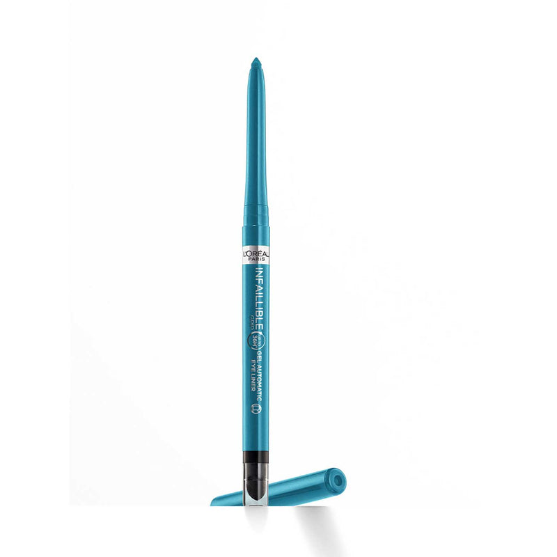 L'Oreal Paris INFAILLIBLE GRIP Upto 36H Gel Automatic Eye Liner -007 Turquoise
