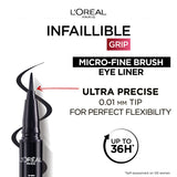 L’Oréal Paris Infaillible Grip Micro Fine Liner 01 Obsidian Black, 5.7g