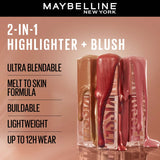 Maybelline New York Sunkisser Highlighter + Blush, Uptown Glow, 4.7 g