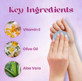 JAQULINE USA Lavender Nail Polish Remover Pads | Acetone-Free Nail Paint Remover Wipes | With Vitamin E, Aloe Vera & Olive Oil | Travel Friendly | 30 Pads