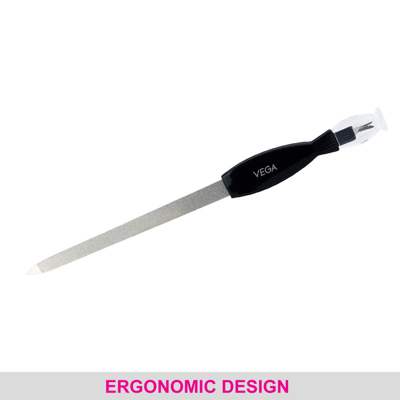 Vega Nail File with Trimmer, 1 Pc (NFT6)