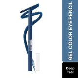 Maybelline New York Tattoo Eye Liner Gel Color Pencil, Matte Finish, Deep Teal Blue, 1.2g