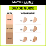 Maybelline New York Super Stay Full Coverage Active Wear Liquid Foundation 120, Classic Ivory | Matte Finish with 30 HR Wear; Transfer Proof, 30 ml