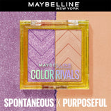 Maybelline Color Rivals Shadow Longwear Duo Eyeshadow Palette: Spontenous x Purposeful , 3g