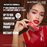 Maybelline New York Superstay Vinyl Ink - Longwear Shine Lip Color, Caramel, 4.2g