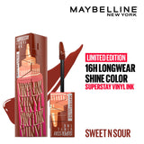 Maybelline New York Superstay Vinyl Ink - Longwear Shine Lip Color, Sweet n Sour, 4.2g