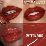 Maybelline New York Superstay Vinyl Ink - Longwear Shine Lip Color, Sweet n Sour, 4.2g