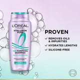 L’Oréal Paris Hyaluron Pure 72H Purifying Shampoo For Fresh Scalp & Hydrated Hair, 340 ml