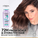 L’Oréal Paris Hyaluron Pure 72H Purifying Shampoo For Fresh Scalp & Hydrated Hair, 340 ml