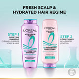 L’Oréal Paris Hyaluron Pure 72H Purifying Shampoo For Fresh Scalp & Hydrated Hair, 340 ml