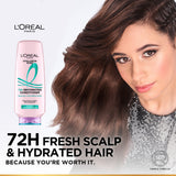 L’Oréal Paris Hyaluron Pure 72H Rehydrating Conditioner For Smooth Tangle-Free Hair, 175 ml