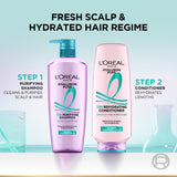 L’Oréal Paris Hyaluron Pure 72H Purifying Shampoo For Fresh Scalp & Hydrated Hair, 800 ml