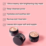 Quench Mon Cherry Brightening Pink Clay Mask, 50gm