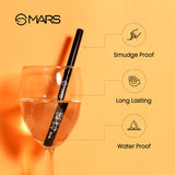 MARS won't Smudge Long Lasting Waterproof Super Black Kajal (Jet Black, 0.35 g)