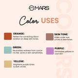 MARS Cover Rangers Creamy Concealer and Corrector Palette | Easy to Blend & Lightweight Concealer for Face Makeup (24 gm) (01-MULTICOLOR)