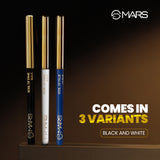 MARS Kohl of Fame Up to 12 Hours Stay Kajal | Smudgeproof & Waterproof | Long Lasting (0.35g) (Black)
