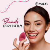 MARS Master Blender for Makeup | Dual-Sided Excellence | Flat for Precision | Premium Material | Durable | Less Product Absorption | Slant Shaped For Even Application