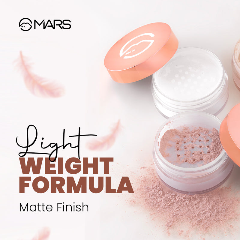 MARS Born To Bake Setting Powder With Matte Finish | Long-Lasting & Ultra-Durable | Oil Control & Enhanced Sebum Management | Blurs Pores & Smooths Fine Lines (10g) (Vanilla Extract)