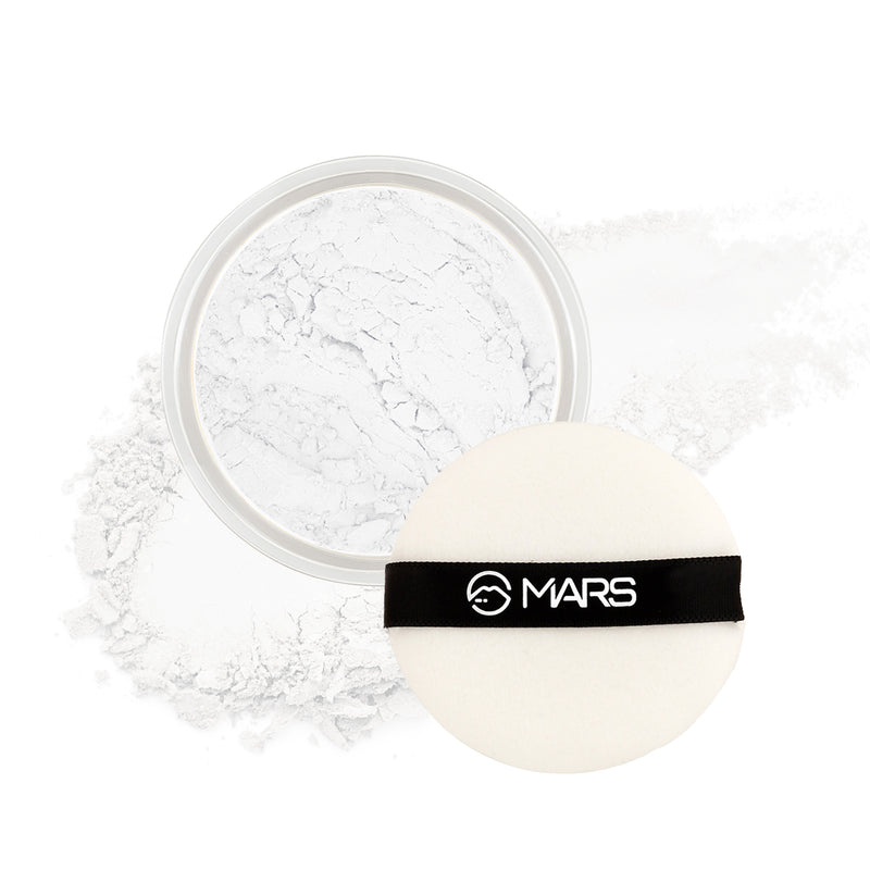 MARS Born To Bake Setting Powder With Matte Finish | Long-Lasting & Ultra-Durable | Oil Control & Enhanced Sebum Management | Blurs Pores & Smooths Fine Lines (10g) (Translucent)