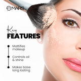 MARS Born To Bake Setting Powder With Matte Finish | Long-Lasting & Ultra-Durable | Oil Control & Enhanced Sebum Management | Blurs Pores & Smooths Fine Lines (10g) (Translucent)