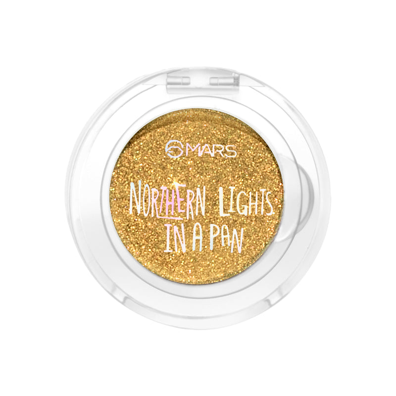 MARS Northern Lights In A Pan Eyeshadow With Dual-Tone Shimmer Shades | Single Swipe Pigmentation | Easy to Blend (0.5gm) (01-SWIRLING SWEDEN)