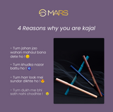 MARS Won't smudge Won't budge Smooth Glide Kajal | Long Stay & Waterproof (1.4g) (07-Desert Dust)