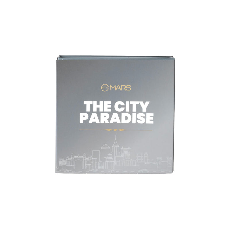 MARS The City Paradise Makeup Kit | Highly Pigmented and Blendable | 9 Eyeshadow Palette with 1 Highlighter, Blusher, Bronzer & Compact Powder each (16.0 gm) (05-Bengaluru)