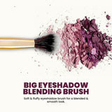 MARS Artist's Arsenal Professional Big Blending Eyeshadow make up Brush | Feather Soft Touch | Precise Synthetic Bristle | Perfect for Eyeshadow | Luxe Packaging Makeup Brush (Golden)