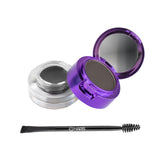 MARS Eyelove Multi Pods Gel Eyeliner & Eyebrow Powder With Dual Ended Brush | Smudge Proof & Water Proof | Long Lasting | Rich Pigmentation | Inbuilt Mirror for Touch-up (3.5gm) (Black)