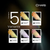MARS Northern Lights Liquid Eyeshadow With Dual-Tone Chrome Effect | Liquid Shimmer | One Swipe Pigmentation | Smudge Proof | Light Weight Formula (1.8ml) (05-Greenlandic Gleam)