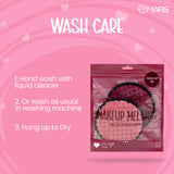 MARS Makeup Melting Microfiber Wipes| Reusable | Effortlessly Removes Waterproof makeup | Gentle on Skin | All Skin Types (Pack of 2)