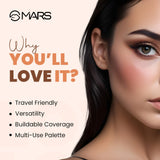 MARS Cover Rangers Creamy Concealer and Corrector Palette | Include Lip & Cheek Tint | Easy to Blend & Lightweight Concealer for Face Makeup (24 gm) (04-MULTICOLOR)