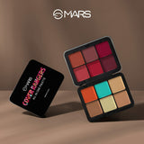 MARS Cover Rangers Creamy Concealer and Corrector Palette | Include Lip & Cheek Tint | Easy to Blend & Lightweight Concealer for Face Makeup (24 gm) (04-MULTICOLOR)