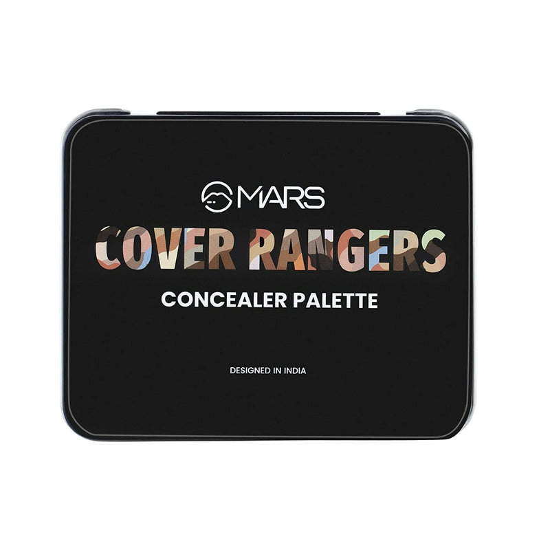 MARS Cover Rangers Creamy Concealer and Corrector Palette | Include Lip & Cheek Tint | Easy to Blend & Lightweight Concealer for Face Makeup (24 gm) (04-MULTICOLOR)