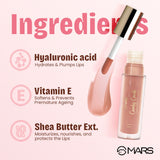 MARS Candylicious Sheer Lip Gloss for Women | Hydrating & High Shine | Lightweight | Non-Sticky | Enriched with Vitamin-E, Hyaluronic Acid & Avocado Ester (4.0ml) (05-JELLY BEAN)