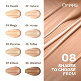 MARS God's Glow Illuminator Highlighter (30ml) (06-TOFFEE) | Hyaluronic Acid, Green Tea & Rosemary Extract | Sheer Coverage | Light-Weight | Flawless Natural Look