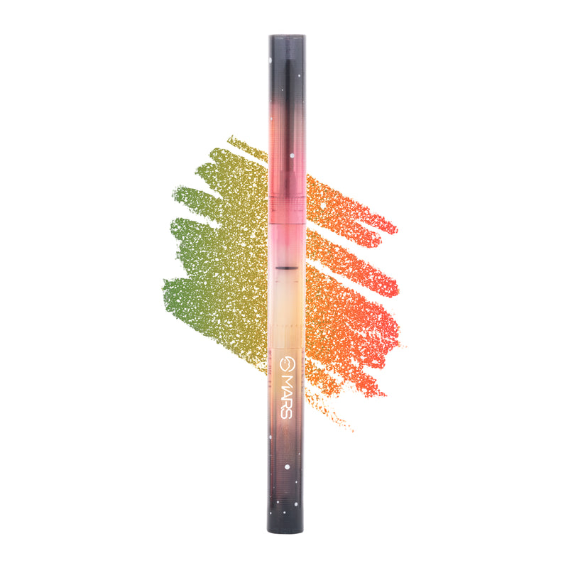 MARS Northern Lights In A Pen Retractable Eyeliner (0.35gm) (02-ALASKAN AZURE) | Duo-Chrome Shimmer Effect | Long-Lasting | Water Restiant & Smudge-Resistant | Silky Smooth Glide | All Day Wear