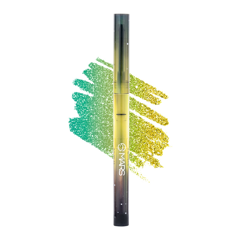 MARS Northern Lights In A Pen Retractable Eyeliner (0.35gm) (03-TUNDRA TEAL) | Duo-Chrome Shimmer Effect | Long-Lasting | Water Restiant & Smudge-Resistant | Silky Smooth Glide | All Day Wear