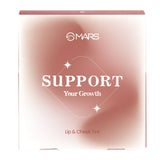MARS Lip & Cheek Tint for Bold Pop Color (2.8 gm) (03-Cinnamon Glow - Support Your Growth) | Demi Matte Finish | Dual Function | Buildable High Pigmentation | Long-Lasting Color | Weightless Wear