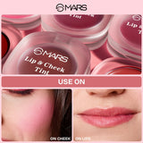 MARS Lip & Cheek Tint for Bold Pop Color (2.8 gm) (06-Dark Fuschia - Be The Change) | Demi Matte Finish | Dual Function | Buildable High Pigmentation | Long-Lasting Color | Weightless Wear
